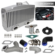 Top-Mount Intercooler Y Pipe Hose Kit For 08-20 Subaru WRX STI EJ255 EJ257+BOV