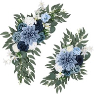 Arch Flowers Set of 2, Artificial Flowers for Decoration for Ceremony Backdrop, Floral Arrangement f