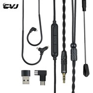 CVJ Hato2 Braided Gaming Cable Omnidirectional Microphone 2M Length High-Resolution Sound Quality Ea