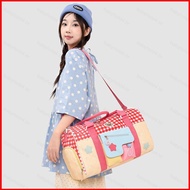 B4 Large Capacity Japanese Style Handbag Ins Color Block Women Storage Bag for Travel and Gym Use 4B