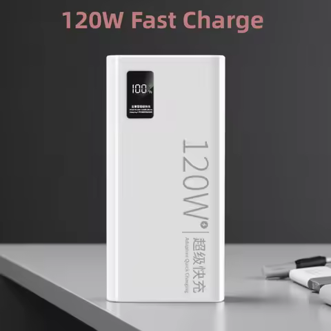 500000mAh Power Bank 120W Super Fast Charging Large Capacity Powerbank Portable Battery For iPhone S
