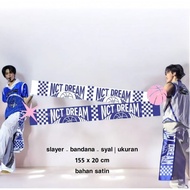 Hand Benner Nct Dream - Bandana Nct Dream - Scarf Slayer Nct Dream - Mercendez kpop