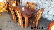6 seater wooden dining (Precious Dining set) HOUSE OF FURNITURE