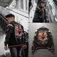 VARSITY BASEBALL JACKET - MEN'S JACKET - DISTRO JACKET - PREMIUM DISTRO JACKET - WOMEN'S JACKET - JA