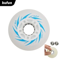 KUFUN Inline/Roller Skate 4 PCS Wheels LED Wheels Inline Skate Shiny Light 90A 72mm 76mm 70mm 68mm