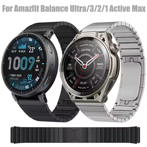 22mm Metal Strap for Xiaomi Watch 5/S4 OPPO Watch 4 Pro X2 S High-end Luxury Wristband for Amazfit A