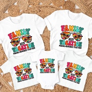 Family Couple Shirts For Vacation Create Special Memories Parent-Child Clothes Baby Beach Holiday