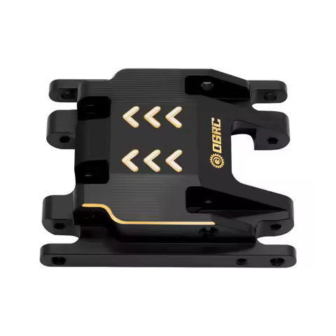 Esilun 60g Brass Skid Plate RC Transmission Mount Center Gearbox Base for TRX4M 1/18 RC Crawler Car 