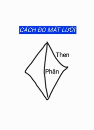 Dài 100 Mét. Lưới Cá 1 Màng Thả Ao Hồ Đồng Ruộng - Cao (60cm - 1m2) Phao Xốp Chì Nhẹ Nặng 400Gram Th