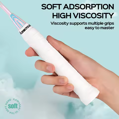 10pcs/lot Kawasaki Overgrip Tennis Racket Sweatbands Anti-slip Breathable Sweat Band Badminton Grip 