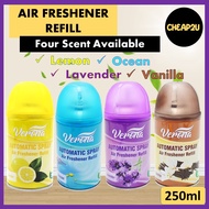 Verona Air Freshener Refill Spray 250ML Automatic Spray Refill ( Airwick / Glade / Jades Compatible 