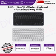 Keychron B1 Pro Ultra-Slim Wireless Keyboard - Space Gray / Ivory White