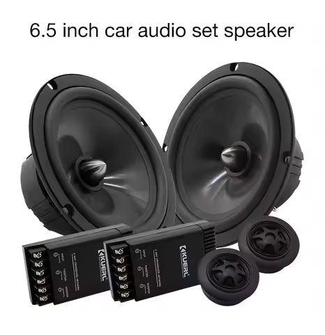 HOT bullet head-type PP Frosted basin Aluminum casing 6.5 Inch 2-way Car Audio Speaker 4 Ohm 92DB rm