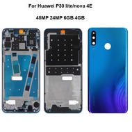 Replacement For Huawei P30 Lite Nova 4E Middle Frame Front Lcd Housing Battery Back Cover Bezel Plate Chassis 48MP 6GB
