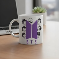 BTS Kpop Merchandise Mug Army Edition BTS Logo Coffee Cup