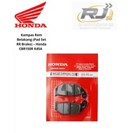100% ORIGINAL Rear Brake Pads for HONDA – CB150R, CB150X, CBR150R All Types – 06435KRE-G32