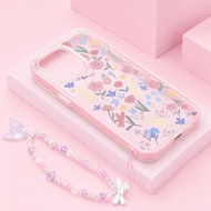 Flower [Su Lu Case] Casing Samsung Galaxy S26 Ultra S26 Plus S24 Fe S23 S25 S22 Cute Softcase Ck0624