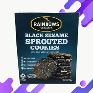 Rainbows Sprouted Black Sesame Sprouted Cookies Halal 黑芝麻发芽饼干清真 150g