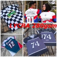 【Lycra 280 gsm】Jersey NFL Kain Lycra 280 gsm Rangers Premium12 (OverSize)