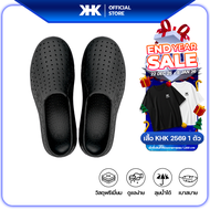 Khkshoes รองเท้าคนหัวครัว รองเท้า  KHK ONE - BLACK -เคเอชเค ชูว สีดำ