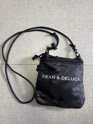 DEAN & DELUCA 黑色斜孭袋，可變環保袋