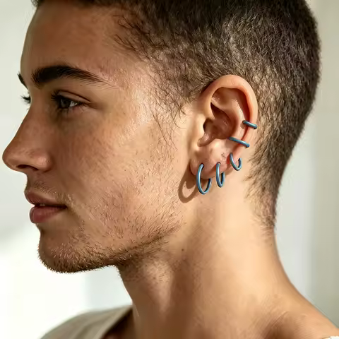 316L Stainless Steel Pcs Minimalist 316L Stainless Steel Small Hoop Earrings For Women Man Classic R