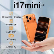 I17 MINI Pro Max 4GB+64GB 4.0inch 4000mAh Smartphone 4G Cellphone Camera 5MP+800MP Camera Wifi Andro