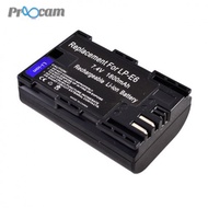 Proocam Canon LP-E6 Compatible Battery for Canon EOS 5D Mark II, EOS 7D, EOS 60D