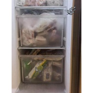 Refrigerator Storage Box Sealed Box Transparent Storage Box Storage Freezer Freezer Box Drawer Type 