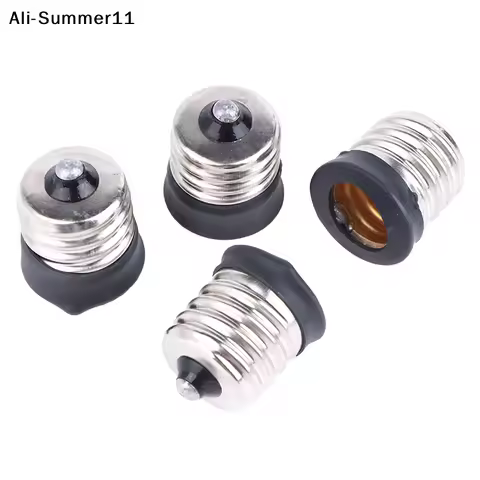 【S11】2Pcs E17 To E12/ E14 Lamp Holder Led Light Base Converter Screw Bulb Socket Adapter LED Saving 
