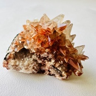 大冶羽毛方解石 牛12 原礦水晶礦標寶石 吸引力法則 顯化脈輪高頻