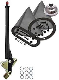 American Shifter 491667 Shifter Kit (6" 700R4 E Brake Cable Clamp Trim Kit Dipstick For EC389)