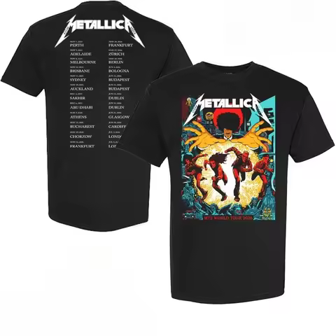 Metallica M72 Dublin Ireland June 19, 2026 Art Europe Tour Dates T-Shirt