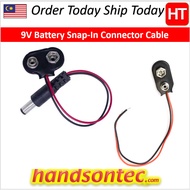 9V Battery Snap Connector With DC Plug