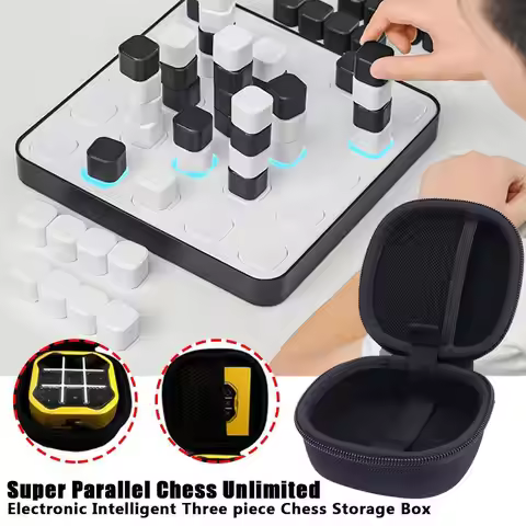 For GiiKER Tic Tac Toe 3-in-1 Handheld Puzzle Game Bag EVA Hard Anti-drop, Scratch-proof, Dust-proof