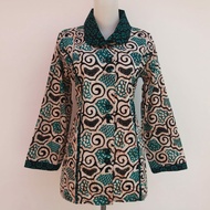 blouse batik/batik wanitablus/baju blouse/seragam batik/batik kantor