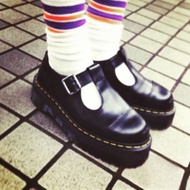 sandal platform black flats high