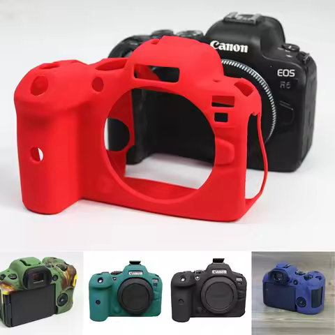 Travel-Friendly Camera Bag for Canon EOS R6 R6II Mark II 2 - Silicone Cover