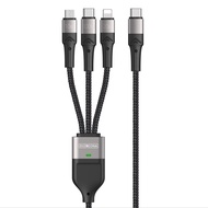 USB-C to USB-C + Lightning + Micro USB 3-in-1 Data Cable 1.3m