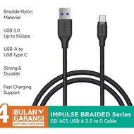 Aukey CB-AC1 1 Type C Charger Cable. Braided Black -