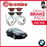 BREMBO NAO Front Brake Pads BMW E60 520i,523i,525i,530i