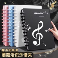 Music Sheet Folder A4 Sheet Music Folder Binder Non-Reflective Modifiable Transparent Insert Sheet M