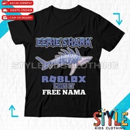 EERIE SHARK ROBLOX FISH IT Kids T-shirt Free Name/ Kids Clothes ROBLOX EERIE SHARK FISH IT