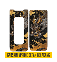 ⭐⭐⭐⭐⭐ garskin vprime motif naga gold / request garskin wrap sticker / garskin vprime depan belakang