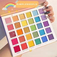 SIMPLESHOPLS 30 Color Eyeshadow Palette, Sweatproof Fashion Glitter Eyeshadow, Cosmetic Long Lasting