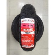 New Zeneos 110 Tire / 70 - 11 Milano ZN87 Vespa piagio zip kymco minimoto TUBLESS TL