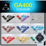 BlackAceOnline | G SHOCK GA400 Clear Jelly Colour BNB Straps