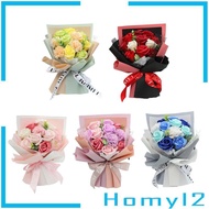 [HOMYL2] Carnation Soap Flower Bouquet Birthday Day Gift Decoration Ornament Party
