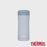 【THERMOS 膳魔師】不銹鋼真空保溫杯400ml(JCG-401-PBL)淺墨藍