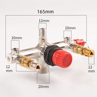 Double Outlet Tube Bracket Kompresor Kran Regulator /Regulator Keran Kompresor Angin